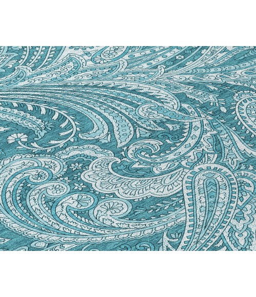 Chantille ACN654 Turquoise 2'3" x 7'6" Rug