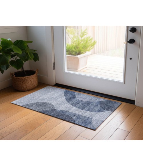 Chantille ACN657 Blue 1'8" x 2'6" Rug