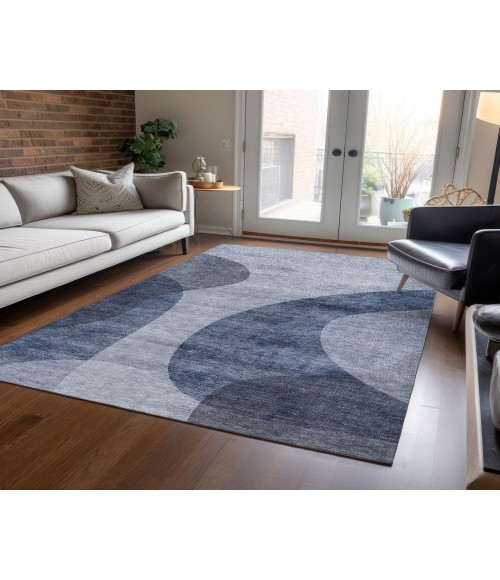 Chantille ACN657 Blue 5' x 7'6" Rug