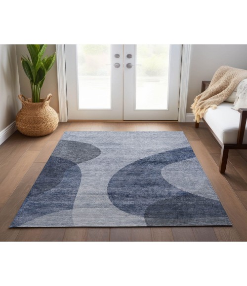 Chantille ACN657 Blue 5' x 7'6" Rug