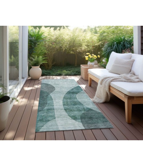 Chantille ACN657 Green 2'3" x 7'6" Rug