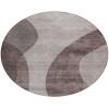 Addison Chantille ACN657 Mocha 8 ft. x 8 ft. Round Rug