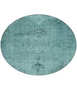 Addison Chantille ACN658 Teal 8 ft. x 8 ft. Round Rug
