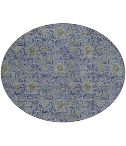 Addison Chantille ACN660 Denim 8 ft. x 8 ft. Round Rug