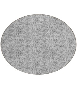 Addison Chantille ACN660 Silver 8 ft. x 8 ft. Round Rug