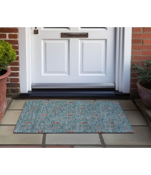 Chantille ACN660 Teal 1'8" x 2'6" Rug