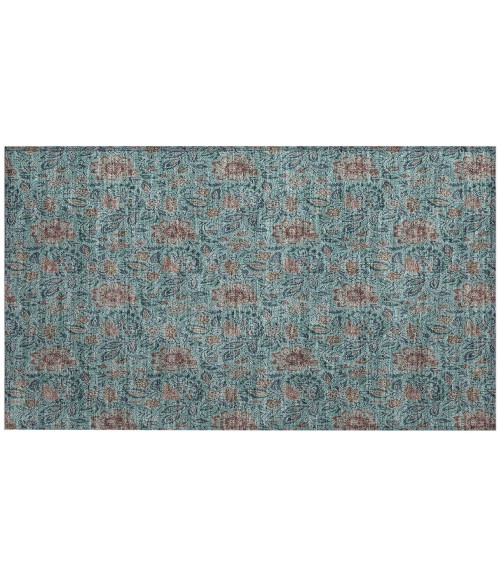 Chantille ACN660 Teal 1'8" x 2'6" Rug