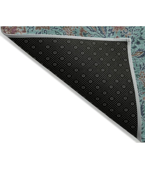 Chantille ACN660 Teal 1'8" x 2'6" Rug