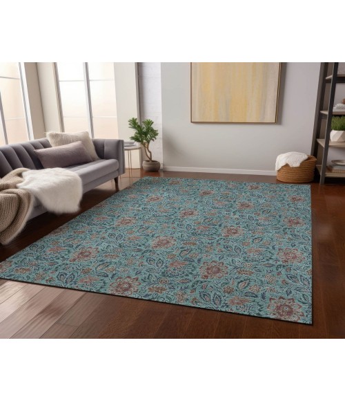 Chantille ACN660 Teal 3' x 5' Rug