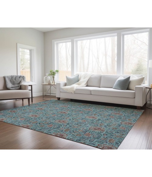 Chantille ACN660 Teal 3' x 5' Rug