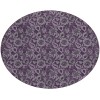 Addison Chantille ACN661 Eggplant 8 ft. x 8 ft. Round Rug