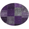 Addison Chantille ACN663 Eggplant 8 ft. x 8 ft. Round Rug
