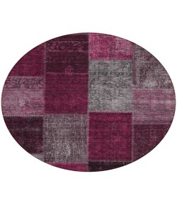 Addison Chantille ACN663 Merlot 8 ft. x 8 ft. Round Rug