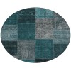 Addison Chantille ACN663 Teal 8 ft. x 8 ft. Round Rug