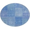 Addison Chantille ACN664 Denim 8 ft. x 8 ft. Round Rug
