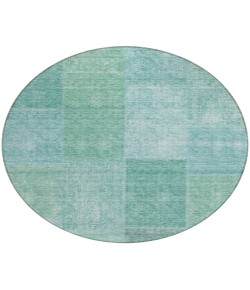 Addison Chantille ACN664 Teal 8 ft. x 8 ft. Round Rug