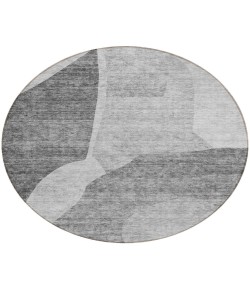 Addison Chantille ACN665 Silver 8 ft. x 8 ft. Round Rug