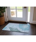 Chantille ACN665 Teal 1'8" x 2'6" Rug