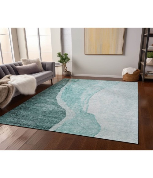 Chantille ACN667 Teal 2'6" x 3'10" Rug