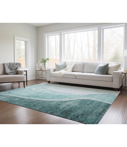 Chantille ACN667 Teal 2'6" x 3'10" Rug