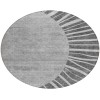 Addison Chantille ACN668 Charcoal 8 ft. x 8 ft. Round Rug