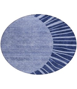 Addison Chantille ACN668 Navy 8 ft. x 8 ft. Round Rug