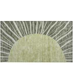 Addison Chantille ACN668 Olive 1 ft. 8 in. x 2 ft. 6 in. Rectangle Rug