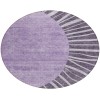 Addison Chantille ACN668 Purple 8 ft. x 8 ft. Round Rug