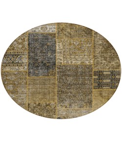 Addison Chantille ACN669 Brown 8 ft. x 8 ft. Round Rug