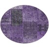 Addison Chantille ACN669 Eggplant 8 ft. x 8 ft. Round Rug