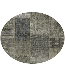 Addison Chantille ACN669 Taupe 8 ft. x 8 ft. Round Rug