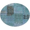 Addison Chantille ACN669 Teal 8 ft. x 8 ft. Round Rug