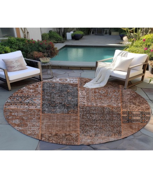 Chantille ACN669 Terracotta 8' x 8' Rug
