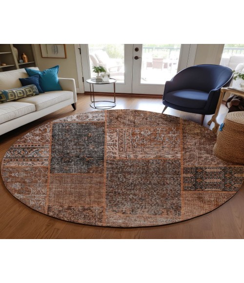 Chantille ACN669 Terracotta 8' x 8' Rug