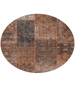 Addison Chantille ACN669 Terracotta 8 ft. x 8 ft. Round Rug