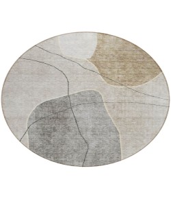 Addison Chantille ACN672 Beige 8 ft. x 8 ft. Round Rug