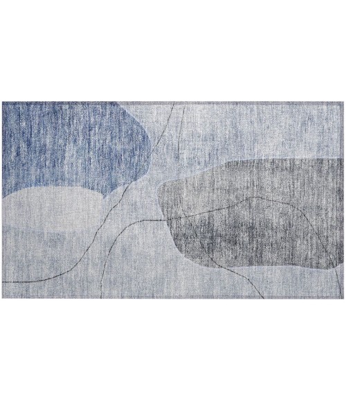 Chantille ACN672 Blue 1'8" x 2'6" Rug