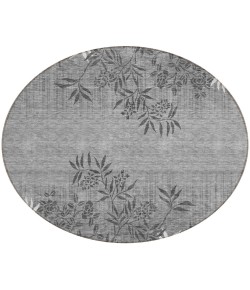 Addison Chantille ACN673 Pewter 8 ft. x 8 ft. Round Rug