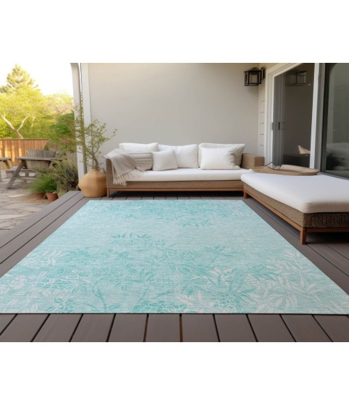 Chantille ACN673 Teal 3' x 5' Rug