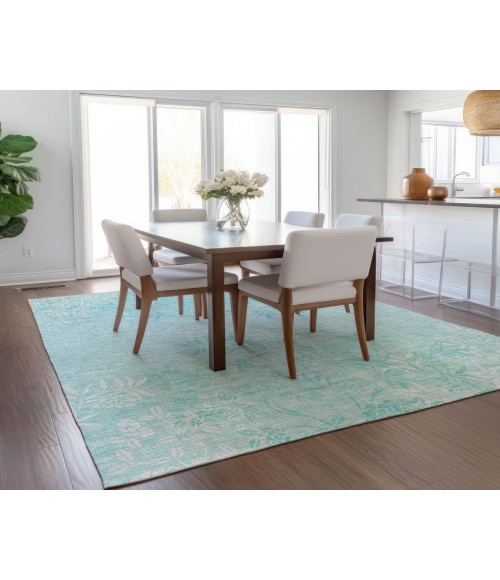 Chantille ACN673 Teal 3' x 5' Rug