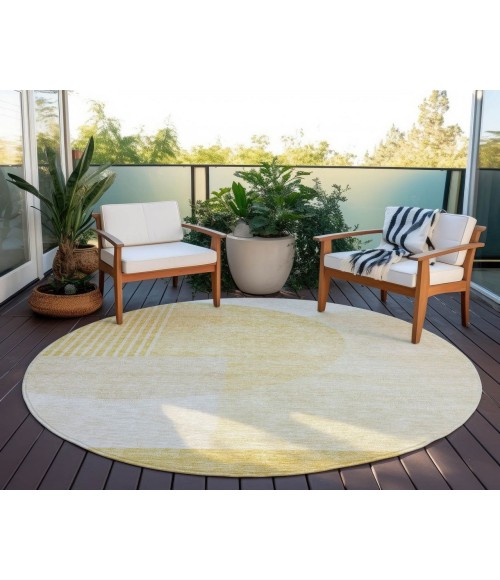 Chantille ACN678 Gold 8' x 8' Rug