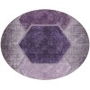 Addison Chantille ACN679 Eggplant 8 ft. x 8 ft. Round Rug