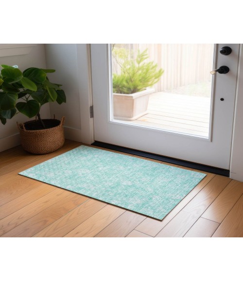 Chantille ACN681 Aqua 1'8" x 2'6" Rug