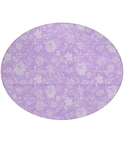 Addison Chantille ACN681 Lilac 8 ft. x 8 ft. Round Rug