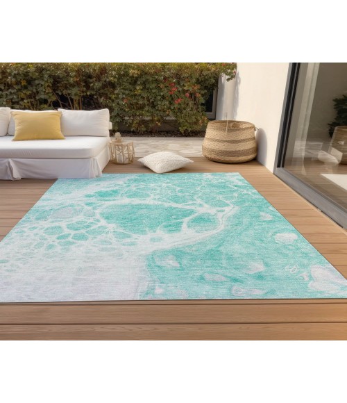 Chantille ACN682 Aqua 3' x 5' Rug