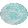 Addison Chantille ACN682 Aqua 8 ft. x 8 ft. Round Rug