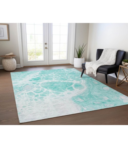 Chantille ACN682 Aqua 3' x 5' Rug