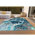 Chantille ACN682 Teal 3' x 5' Rug