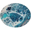 Addison Chantille ACN682 Teal 8 ft. x 8 ft. Round Rug