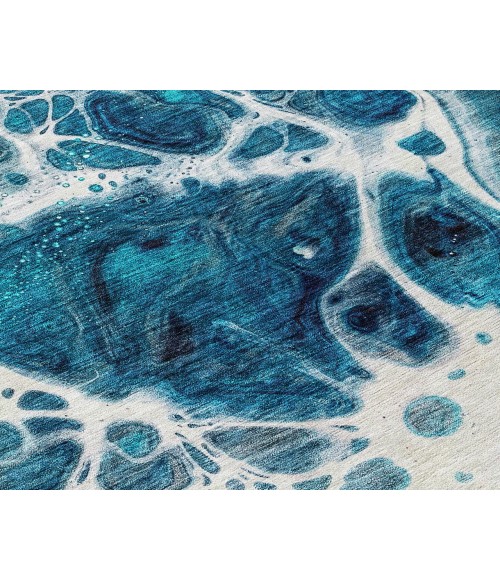 Chantille ACN682 Teal 3' x 5' Rug